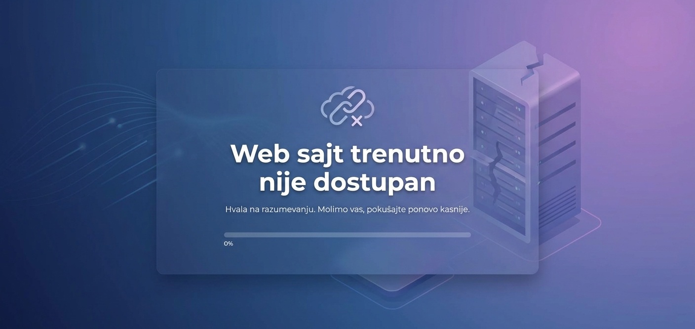 Web sajt trenutno nije dostupan
